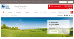 Desktop Screenshot of msa-berry-touraine.fr